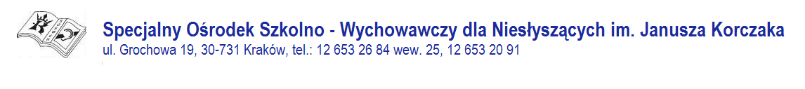 Specjalny Ośrodek Szkolno-Wychowawczy dla Niesłyszących im. Janusza Korczaka, ul. Grochowa 19, 30-731 Kraków